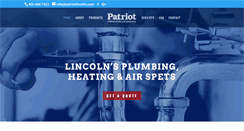 Desktop Screenshot of patriotlincoln.com