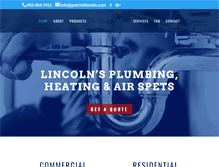 Tablet Screenshot of patriotlincoln.com